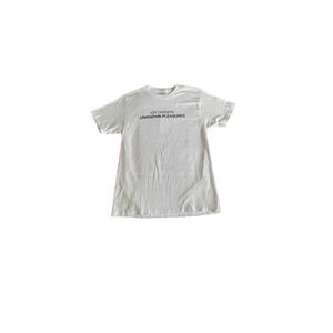 Joy Division Unknown Pleasures White Graphic Band T-Shirt Small